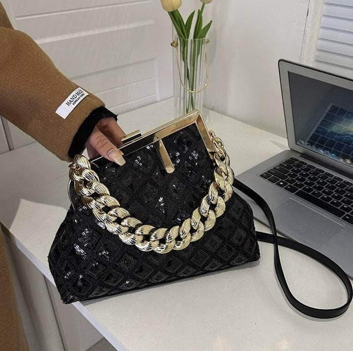 Chic Bedazzled Crossbody Purse