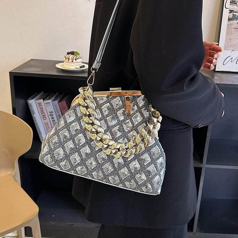 Chic Bedazzled Crossbody Purse