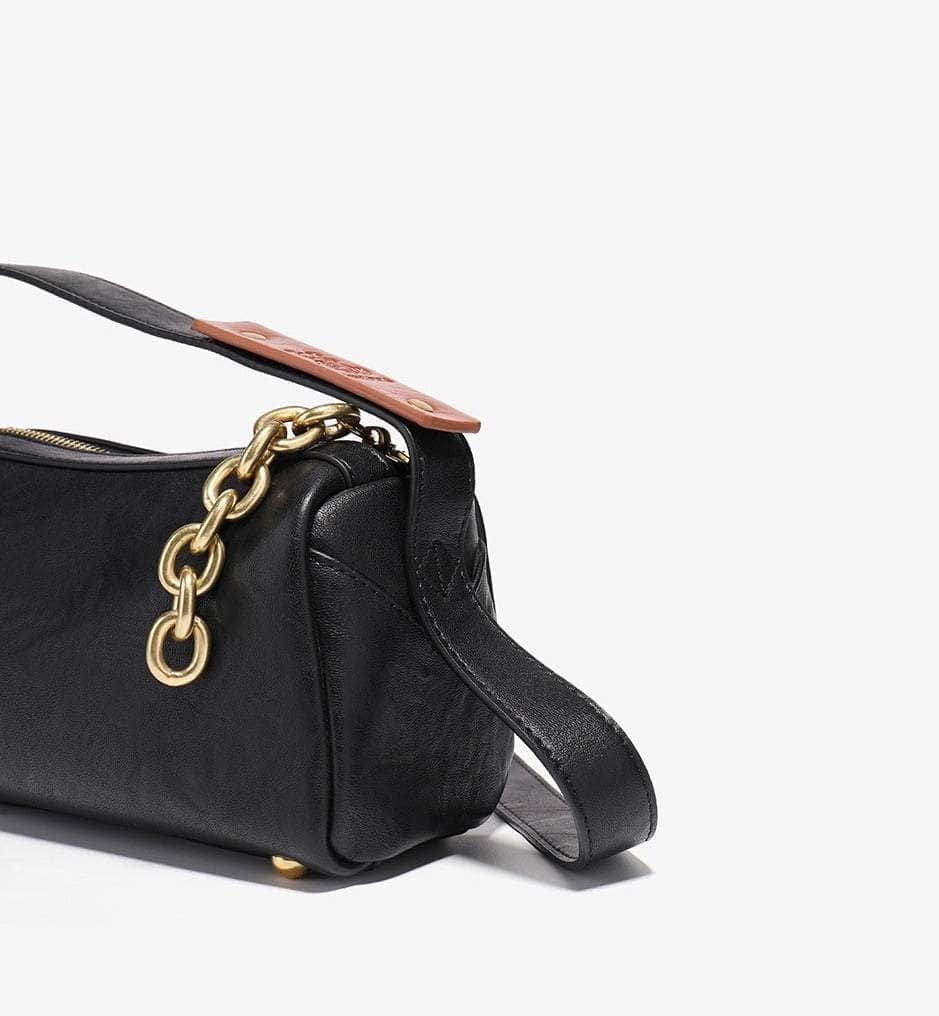 Chic Chain-Strap Hobo Purse