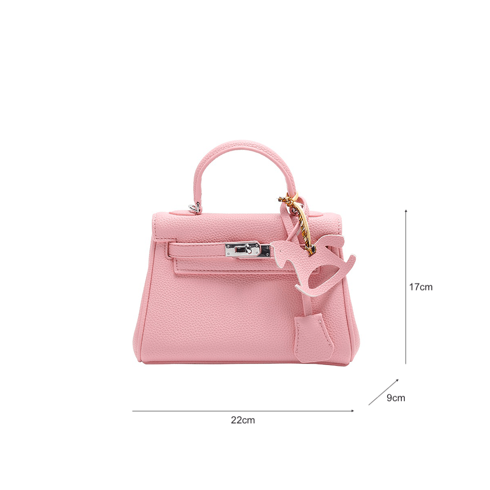 Chic Chèvre Leather Compact Crossbody Bag