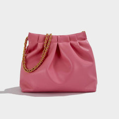 Chic Double Chain Crossbody Bag Pink