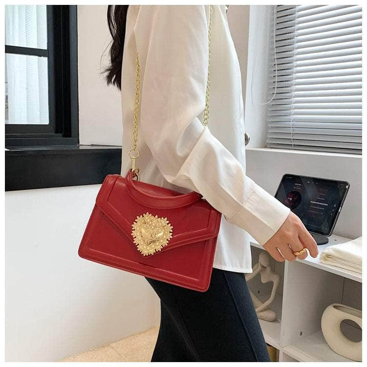 Chic Elegant Shoulder Leather Handbag