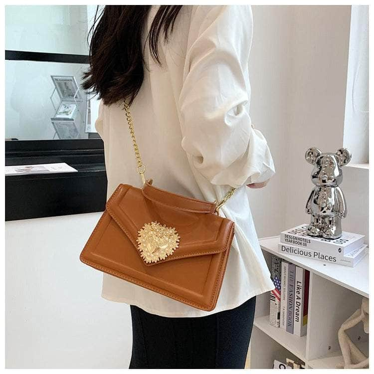 Chic Elegant Shoulder Leather Handbag