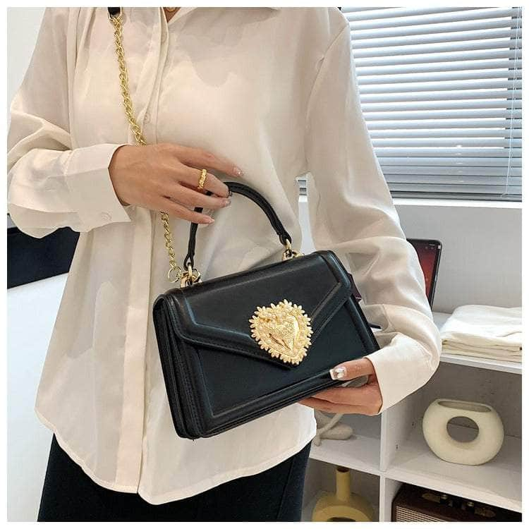 Chic Elegant Shoulder Leather Handbag