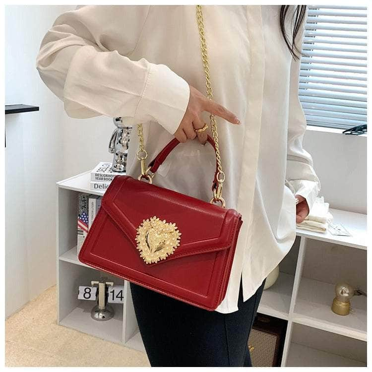 Chic Elegant Shoulder Leather Handbag