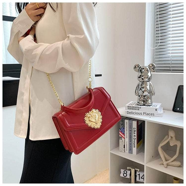 Chic Elegant Shoulder Leather Handbag