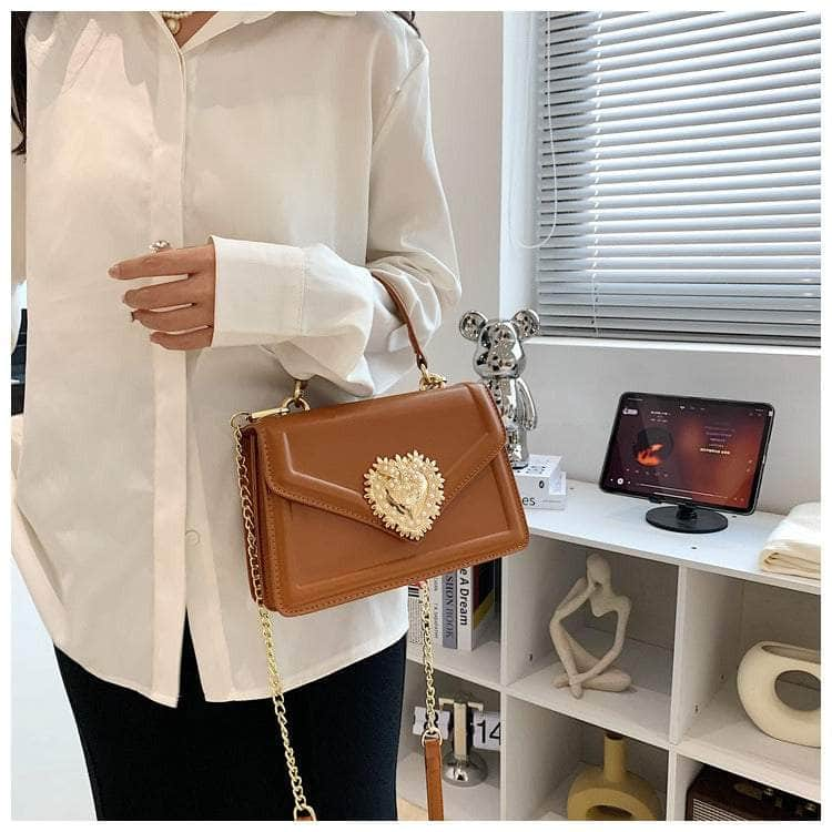 Chic Elegant Shoulder Leather Handbag