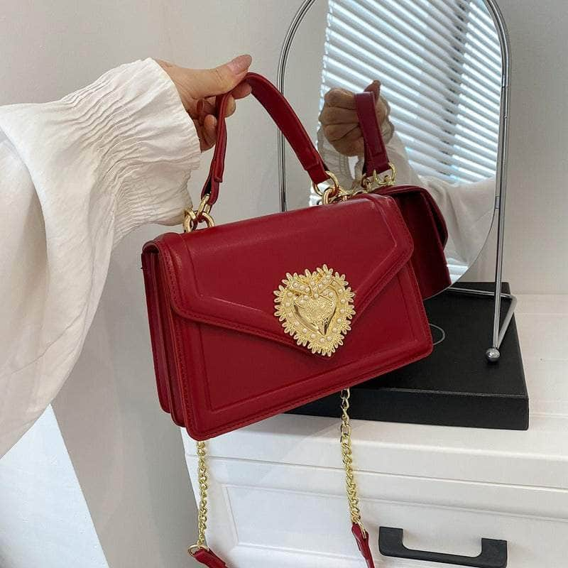 Chic Elegant Shoulder Leather Handbag