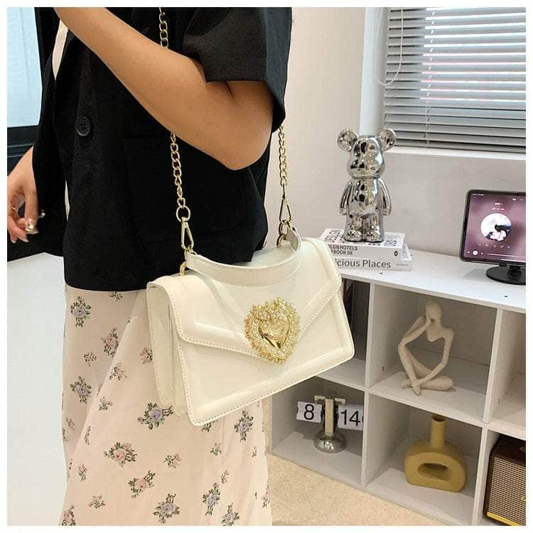 Chic Elegant Shoulder Leather Handbag