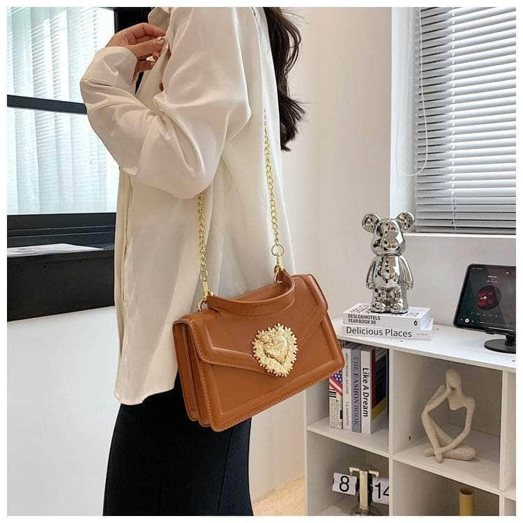 Chic Elegant Shoulder Leather Handbag