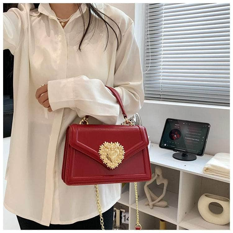 Chic Elegant Shoulder Leather Handbag