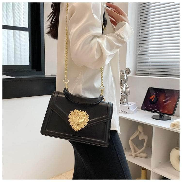 Chic Elegant Shoulder Leather Handbag