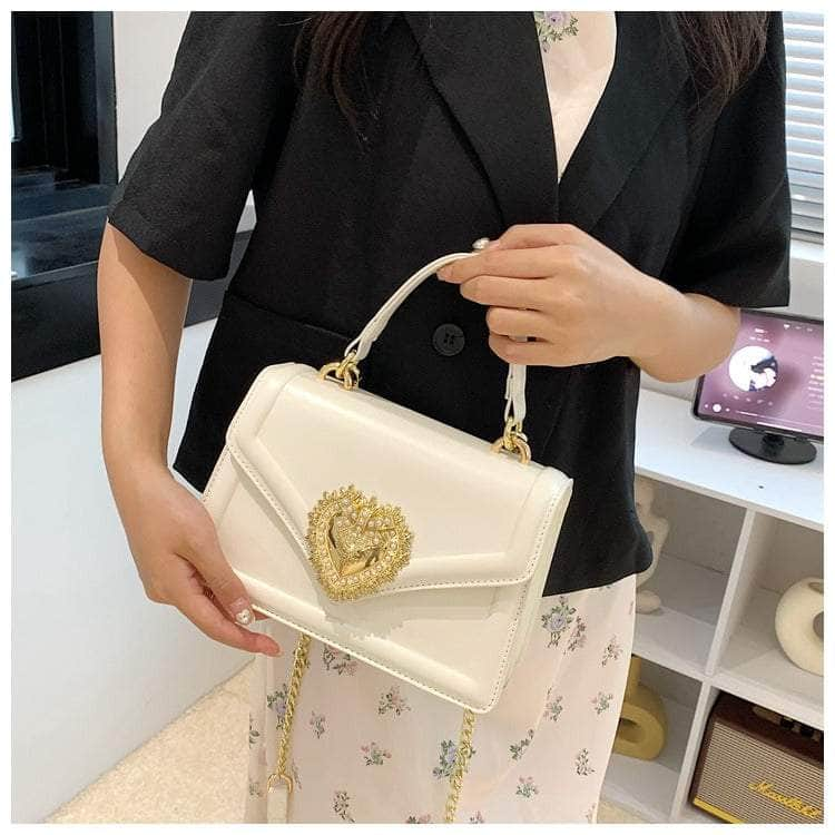 Chic Elegant Shoulder Leather Handbag