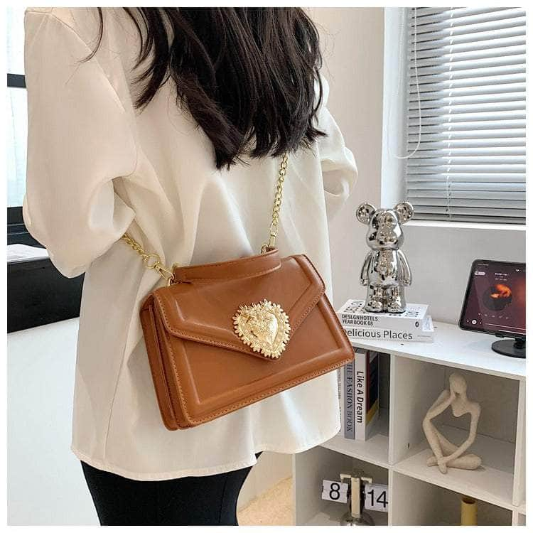 Chic Elegant Shoulder Leather Handbag