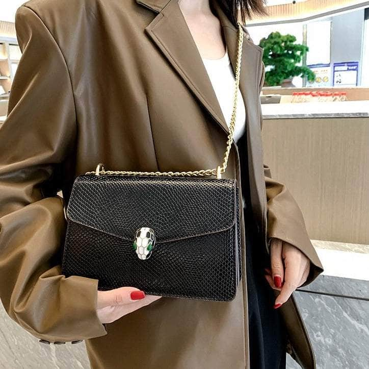 Chic Leather Sling Shoulder Purse