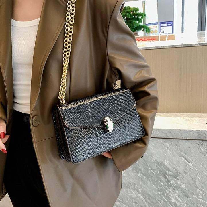 Chic Leather Sling Shoulder Purse