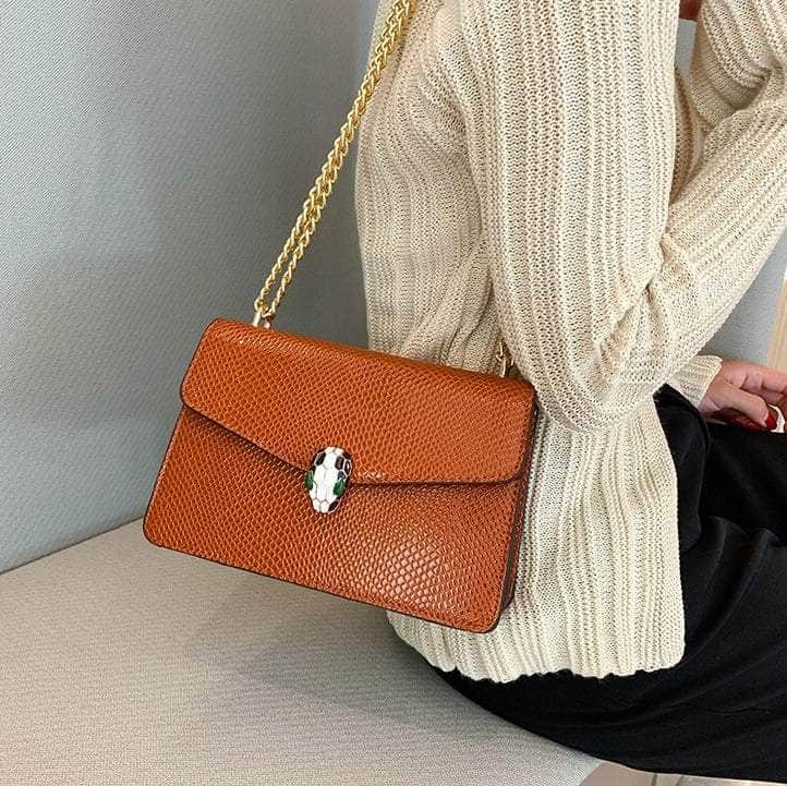 Chic Leather Sling Shoulder Purse