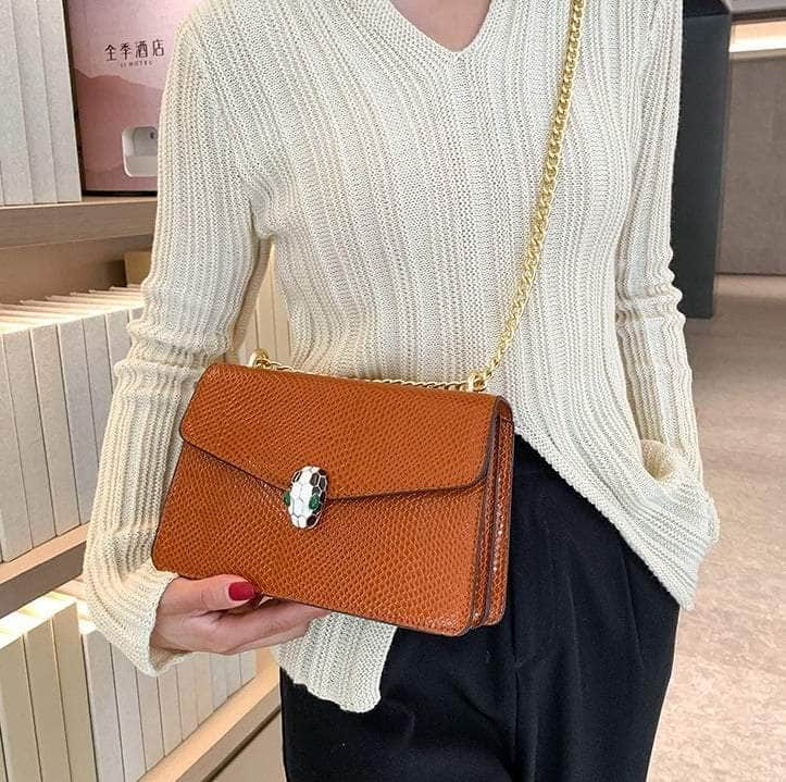 Chic Leather Sling Shoulder Purse