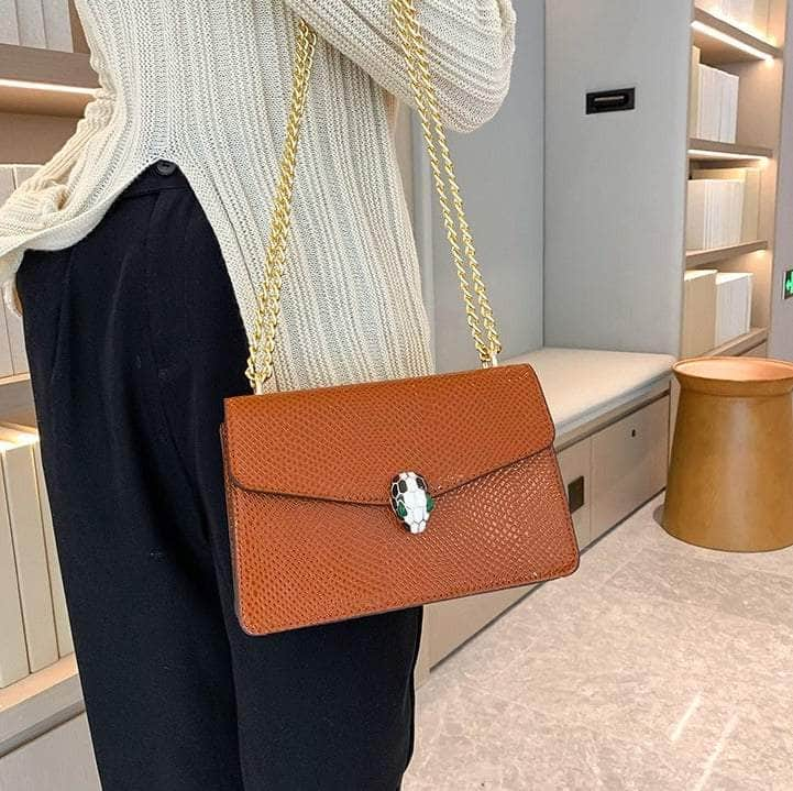 Chic Leather Sling Shoulder Purse