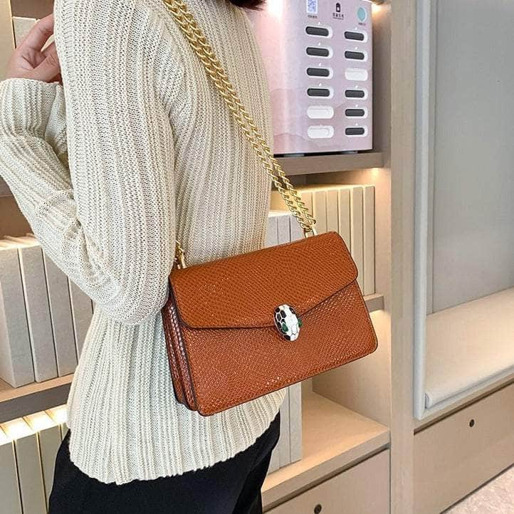 Chic Leather Sling Shoulder Purse