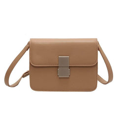 Chic Metal Lock Shoulder Crossbody Bag