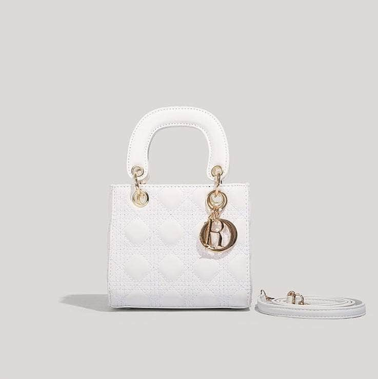 Chic Mini Crossbody Purse White