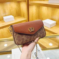 Chic Mini Signature Purse Brown