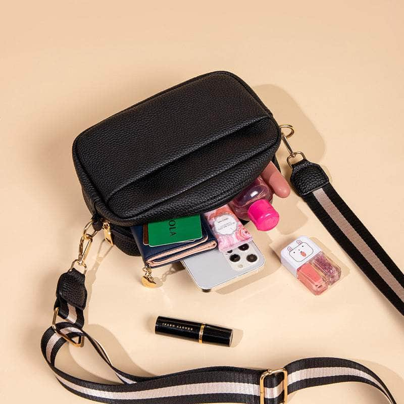 Chic Mini Vegan Leather Crossbody Bag