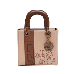 Chic Monogram Canvas Tote Handbag