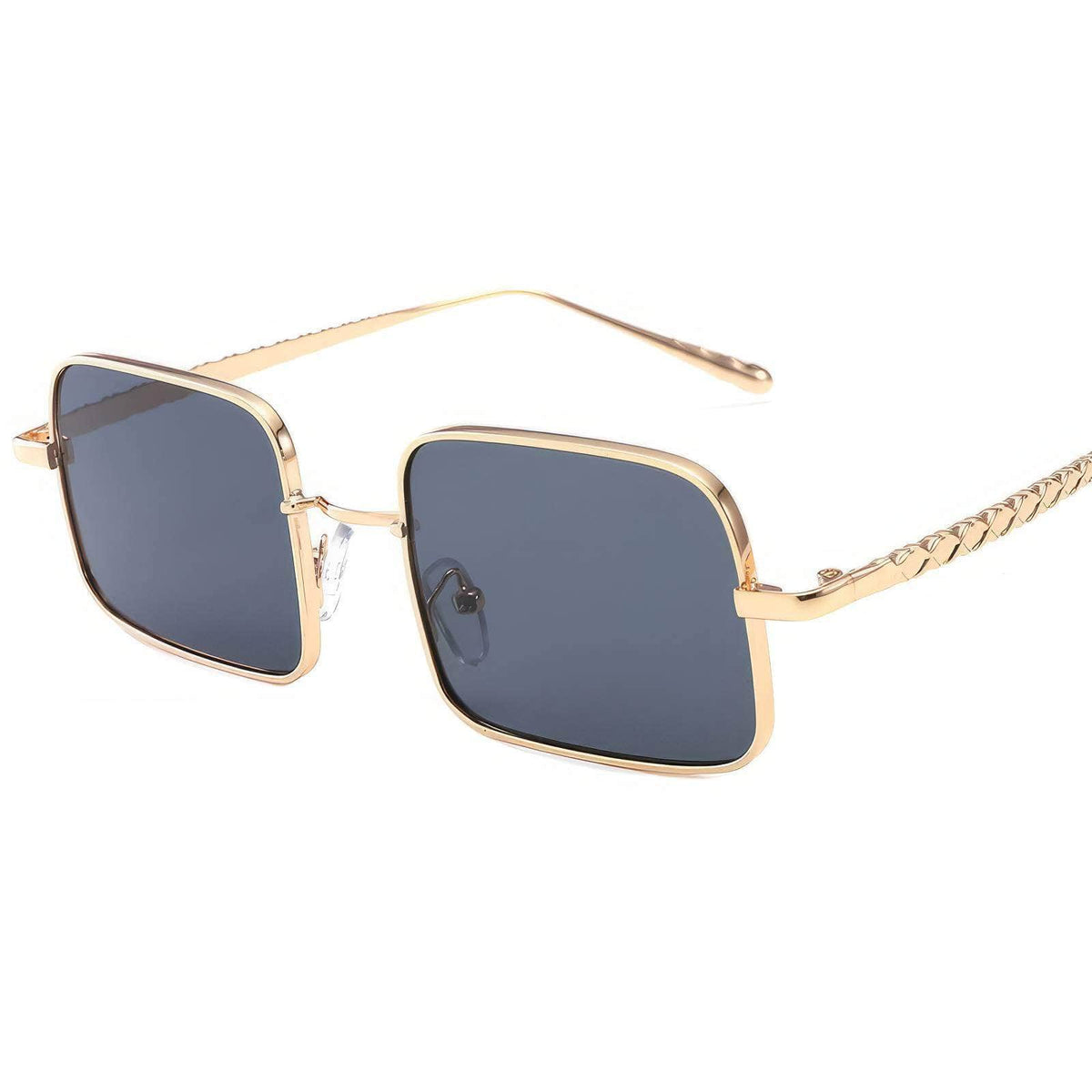 Chic Polarised Trendy Sunglasses Gray/Gold / Resin