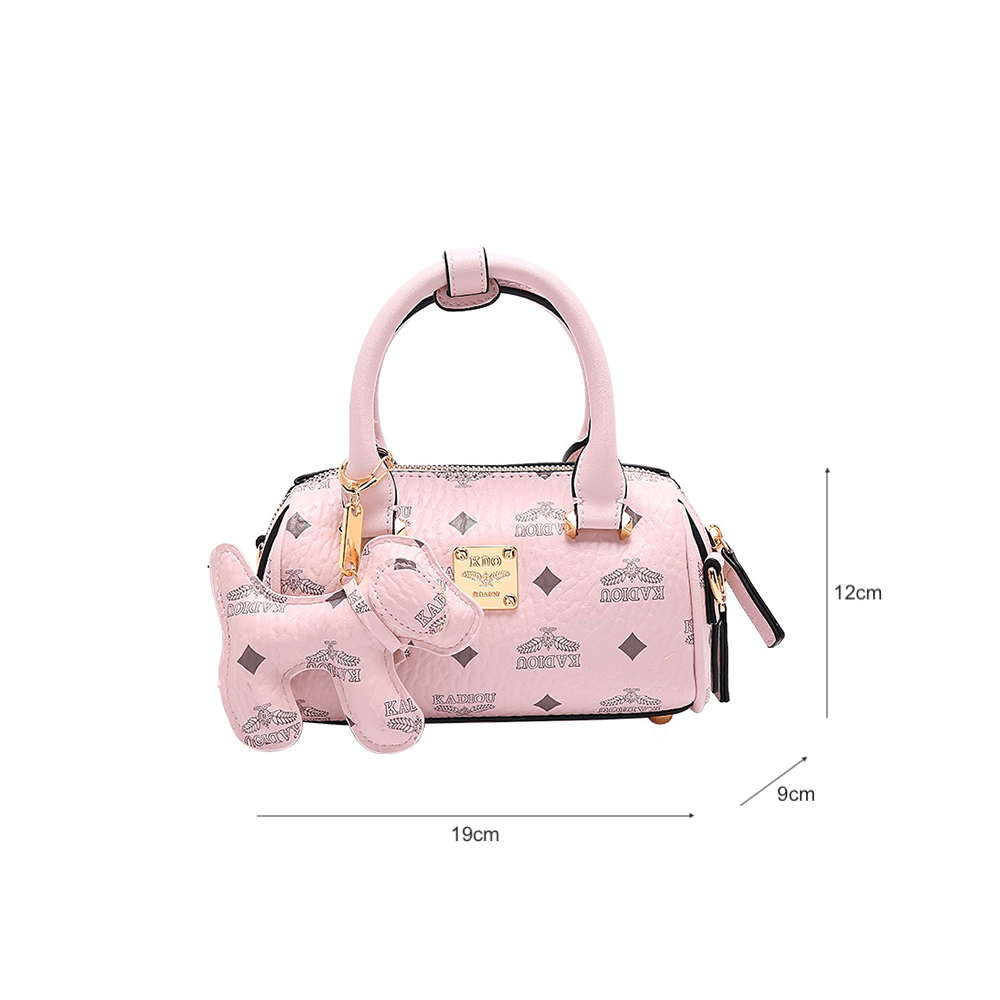 Chic Powder Pink Mini Boston Bag