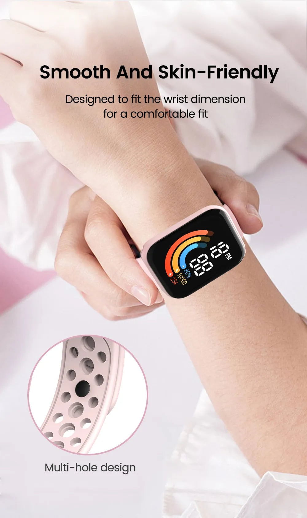 Child Watch: Ultra-Light LED Digital Watch for Kids, Sports Military Silicone Wristband, Electronic Clock - Relogio Infantil