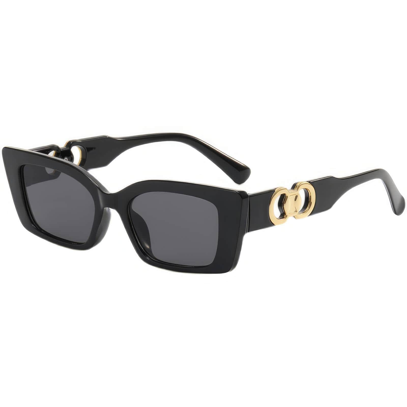 Chunky Candy Sunglasses Sweet Style Black/Gray / Resin