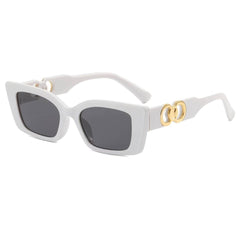 Chunky Candy Sunglasses Sweet Style Solid Gray / Resin