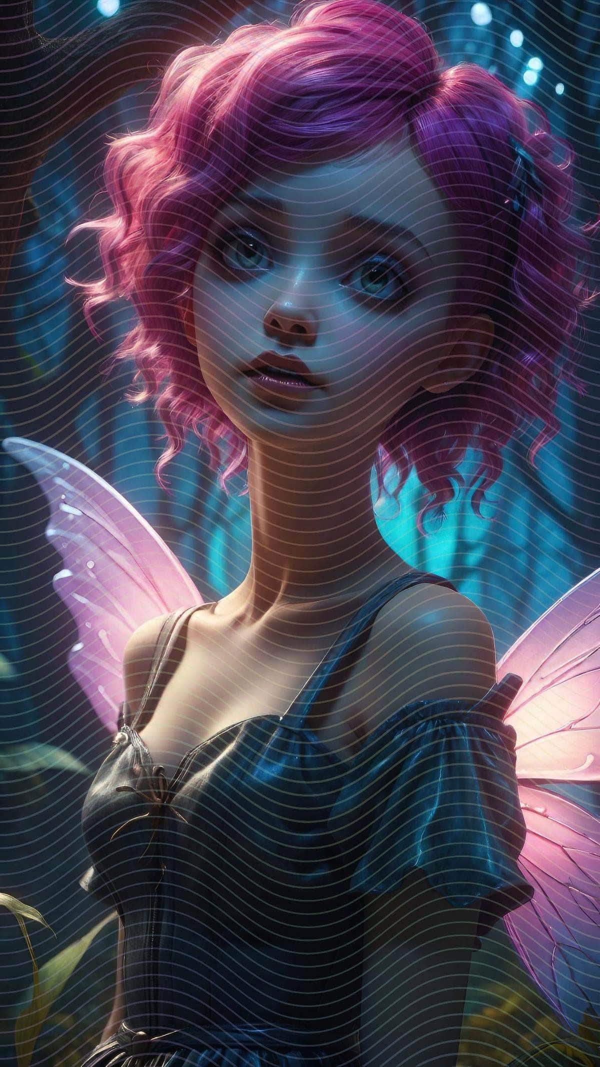 Cinematic Beautiful Fairy Portrait