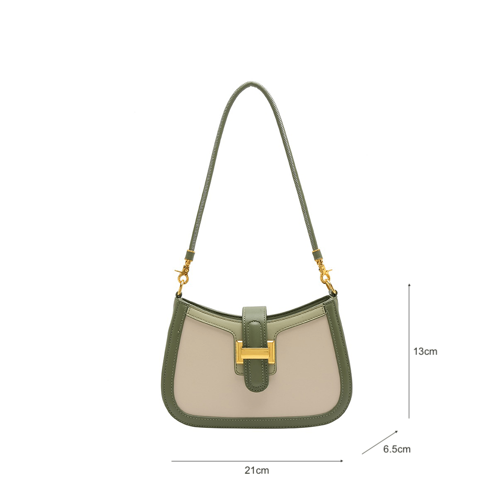 Classic Baguette Style Shoulder Bag