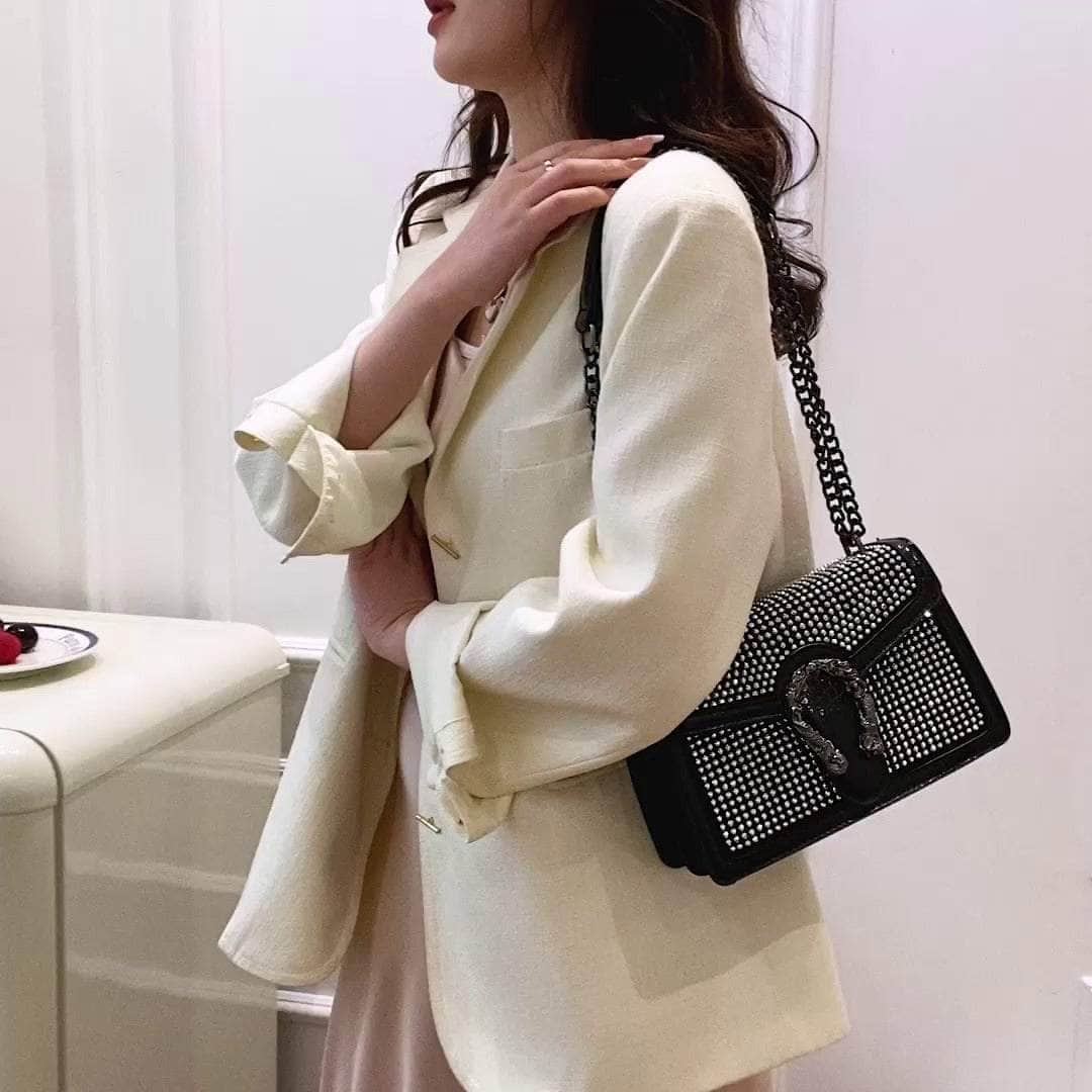 Classic Chain Strap Shoulder Purse