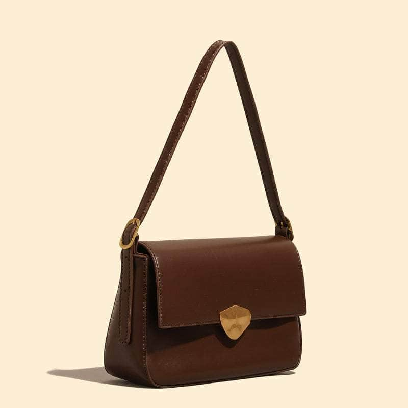 Classic Leather Handbag with a Vintage Touch