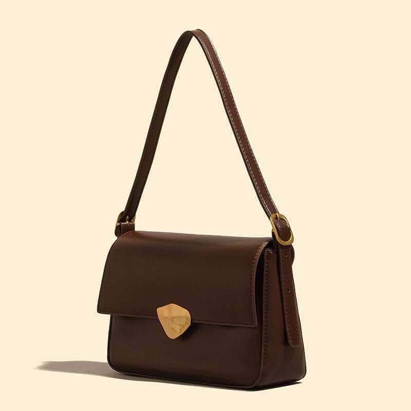 Classic Leather Handbag with a Vintage Touch