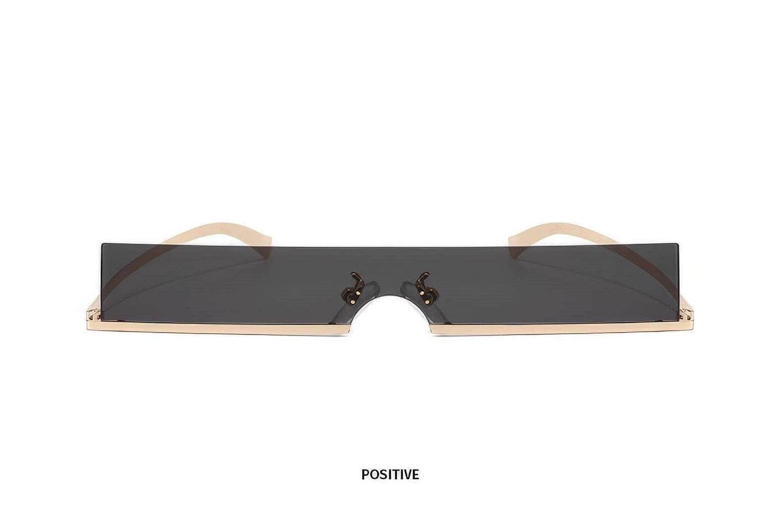 Classic Rectangle Slim Sunglasses