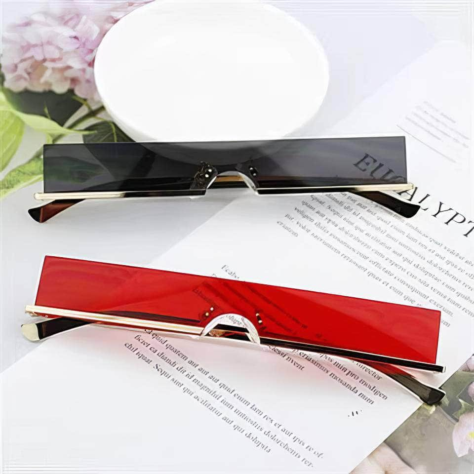 Classic Rectangle Slim Sunglasses