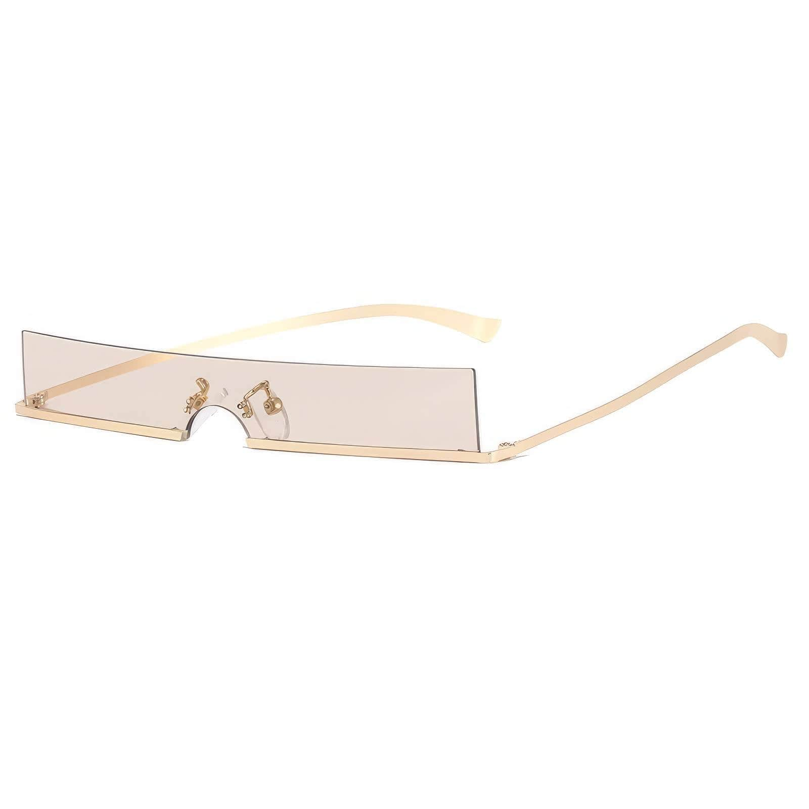 Classic Rectangle Slim Sunglasses