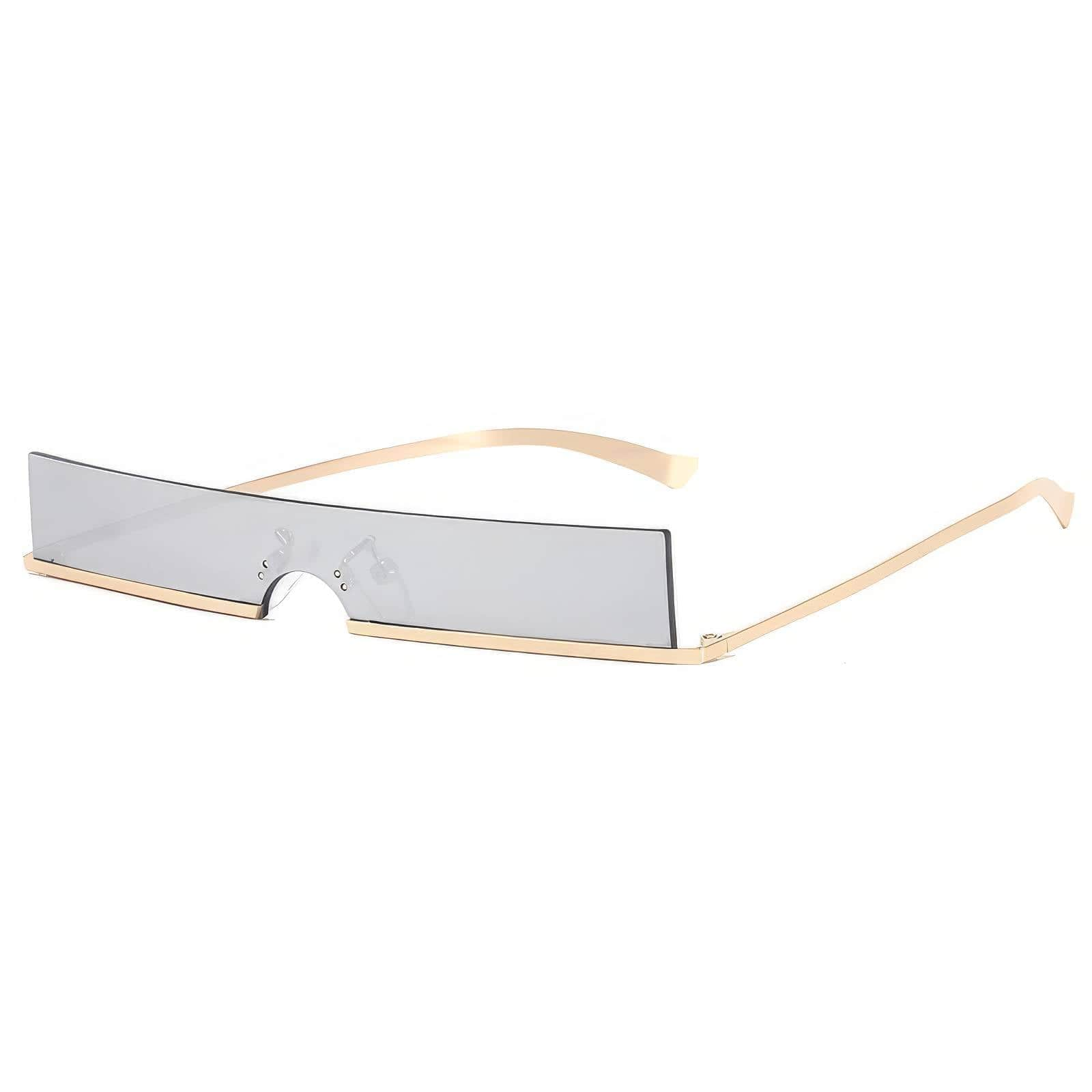 Classic Rectangle Slim Sunglasses