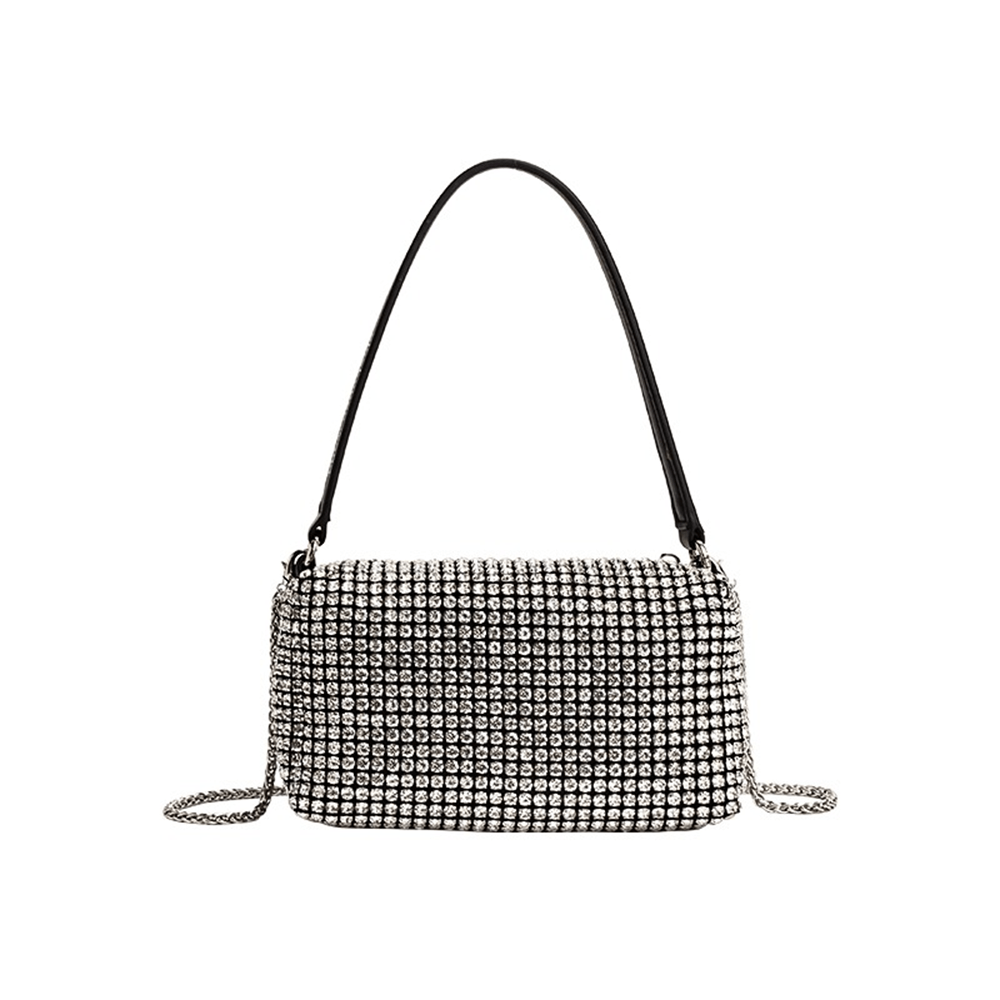 Classic Small Diamond Crossbody Chain Bag