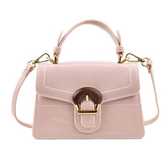 Classic Women Chain Leather Handbag Tan