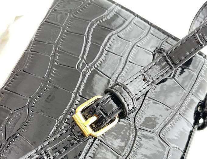 Classy Croc Satchel Purse