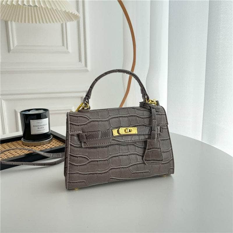 Classy Croc Satchel Purse