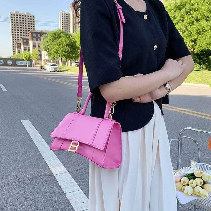 Classy Crossbody Purse with a Fashionable Top Handle