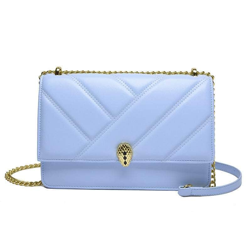 Classy Cushioned Crossbody Bag Blue