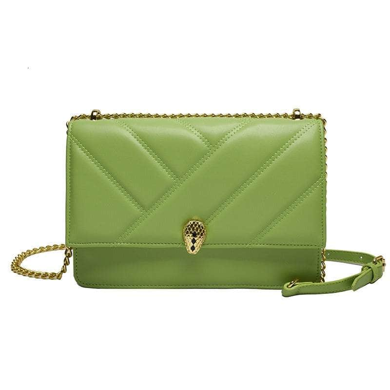 Classy Cushioned Crossbody Bag Green